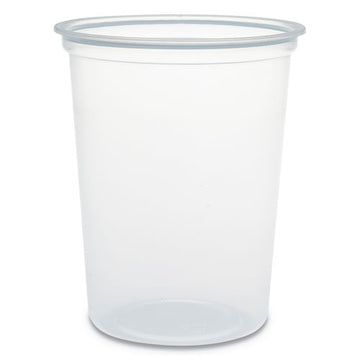 Dart® Microgourmet Plastic Deli Container, 32 Oz, 4.7" Diameter X 5.7"h, Clear, 500-carton freeshipping - TVN Wholesale